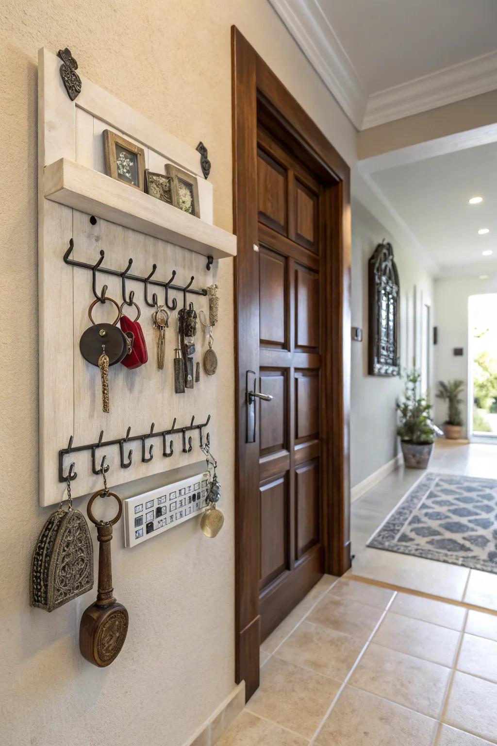 Elegant key spots are functional and decorative, ideal for any house.