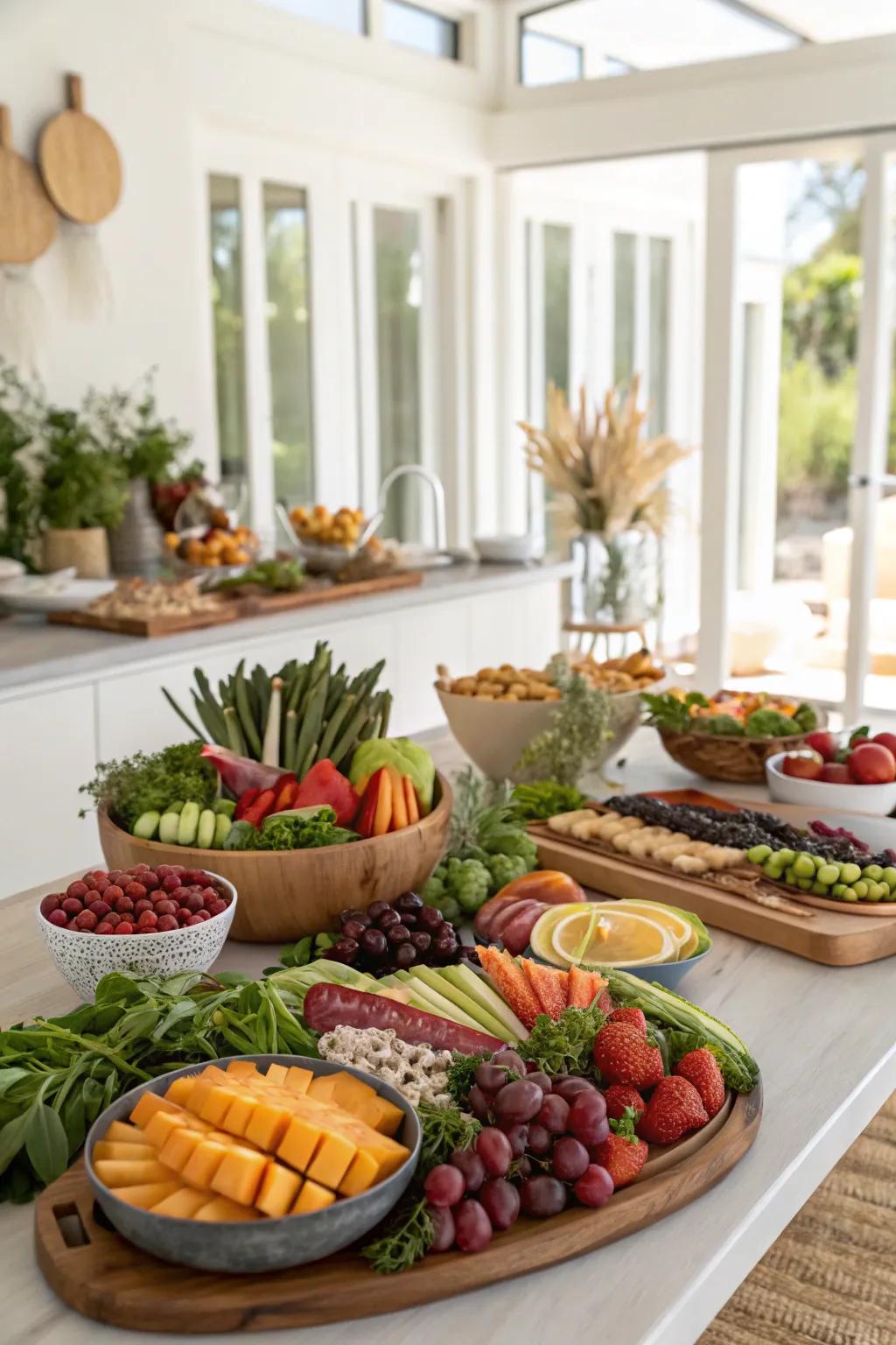 Fresh and local produce highlights the bounty of your region.