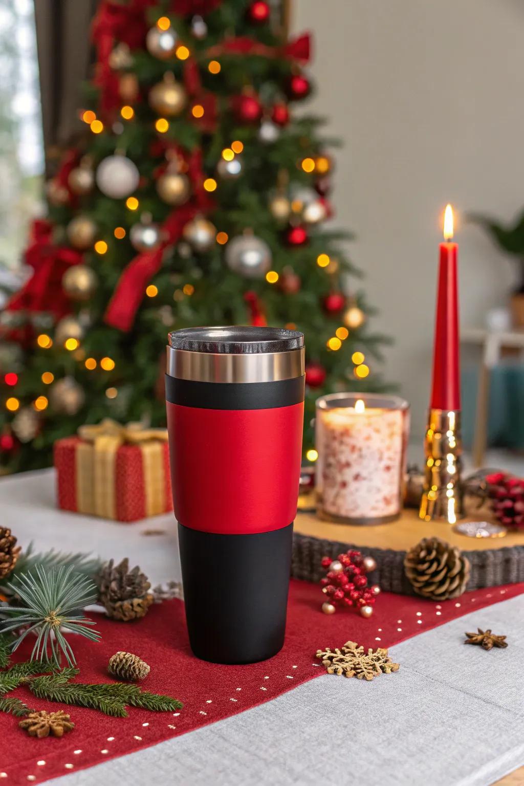 Festive crimson and onyx designs tailored for holiday celebrations.