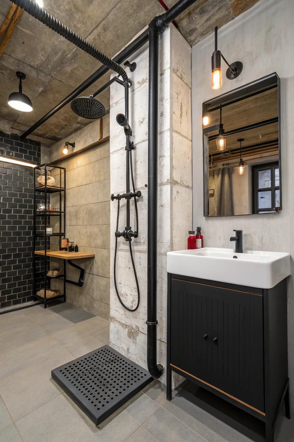 Urban features inject an edgy, urban sensation.