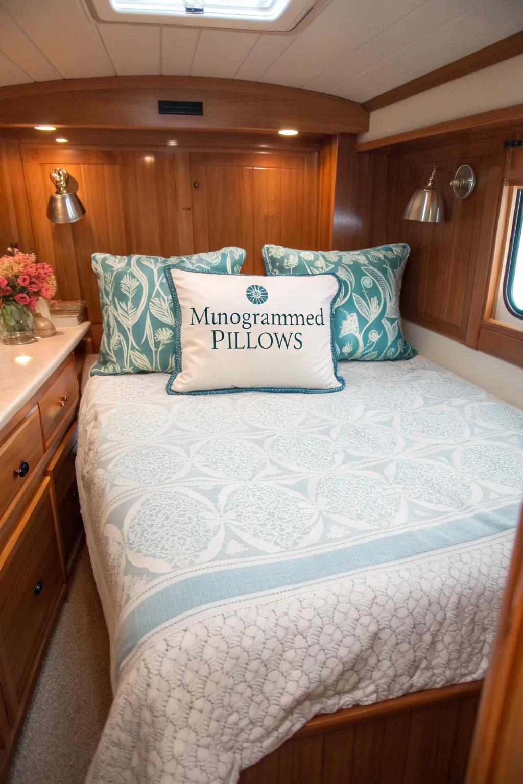 Personal touches make your cabin truly unique.