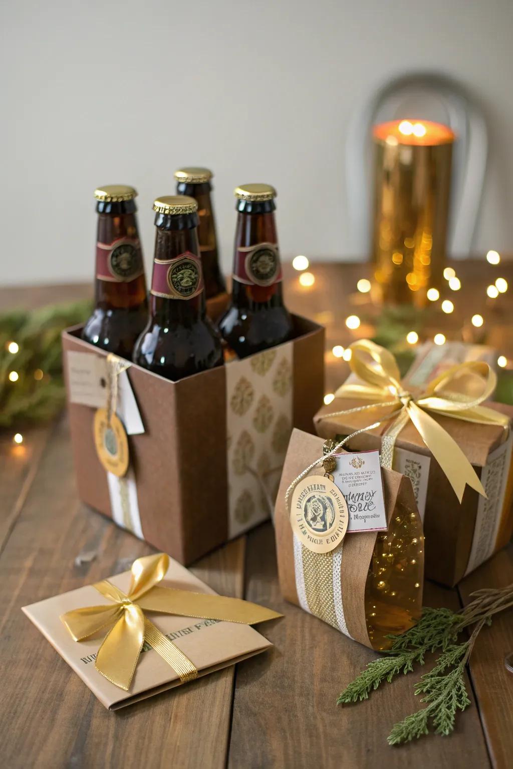 Careful gift sets for your beer-loving friends.