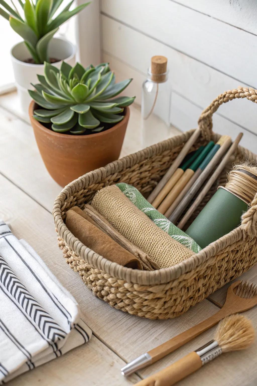 Elevate your eco-conscious lifestyle with a hint of natural beauty. 🌿✨