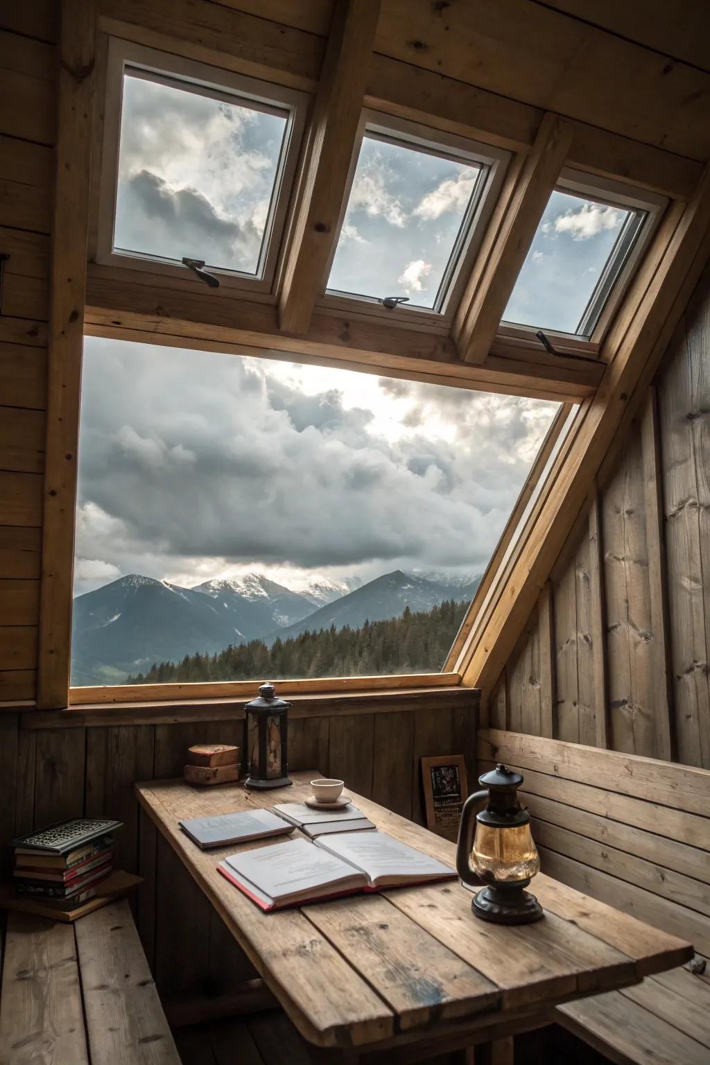 Skylights bring natural light and connect you to the sky.
