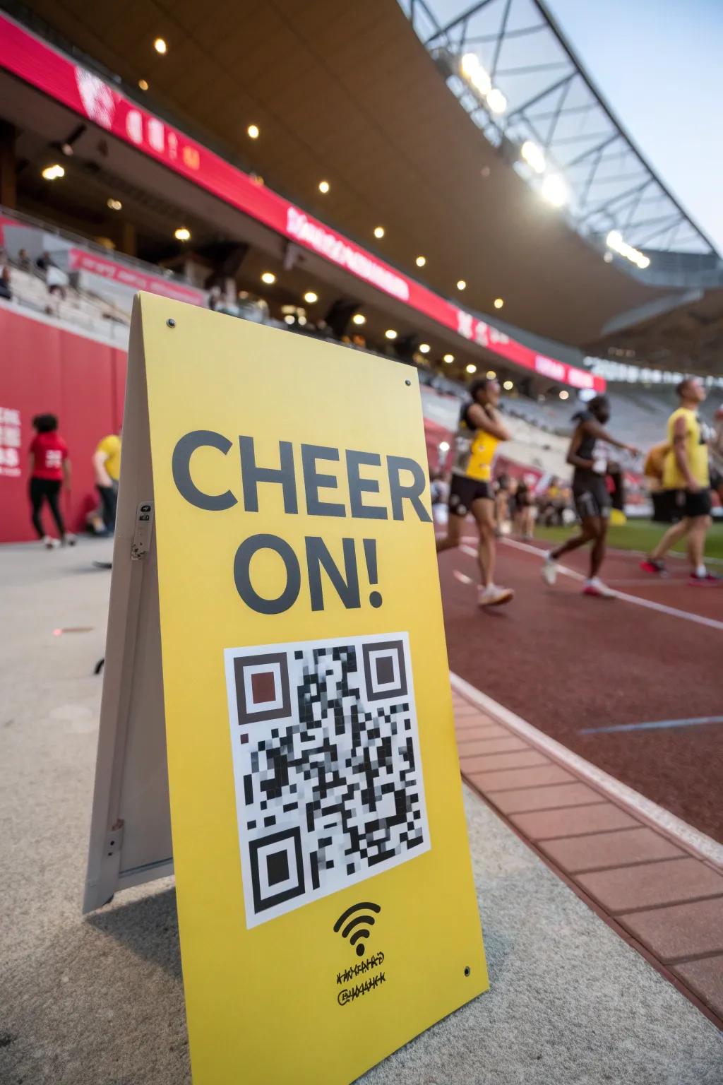 Interactive QR codes engage the tech-savvy audience.
