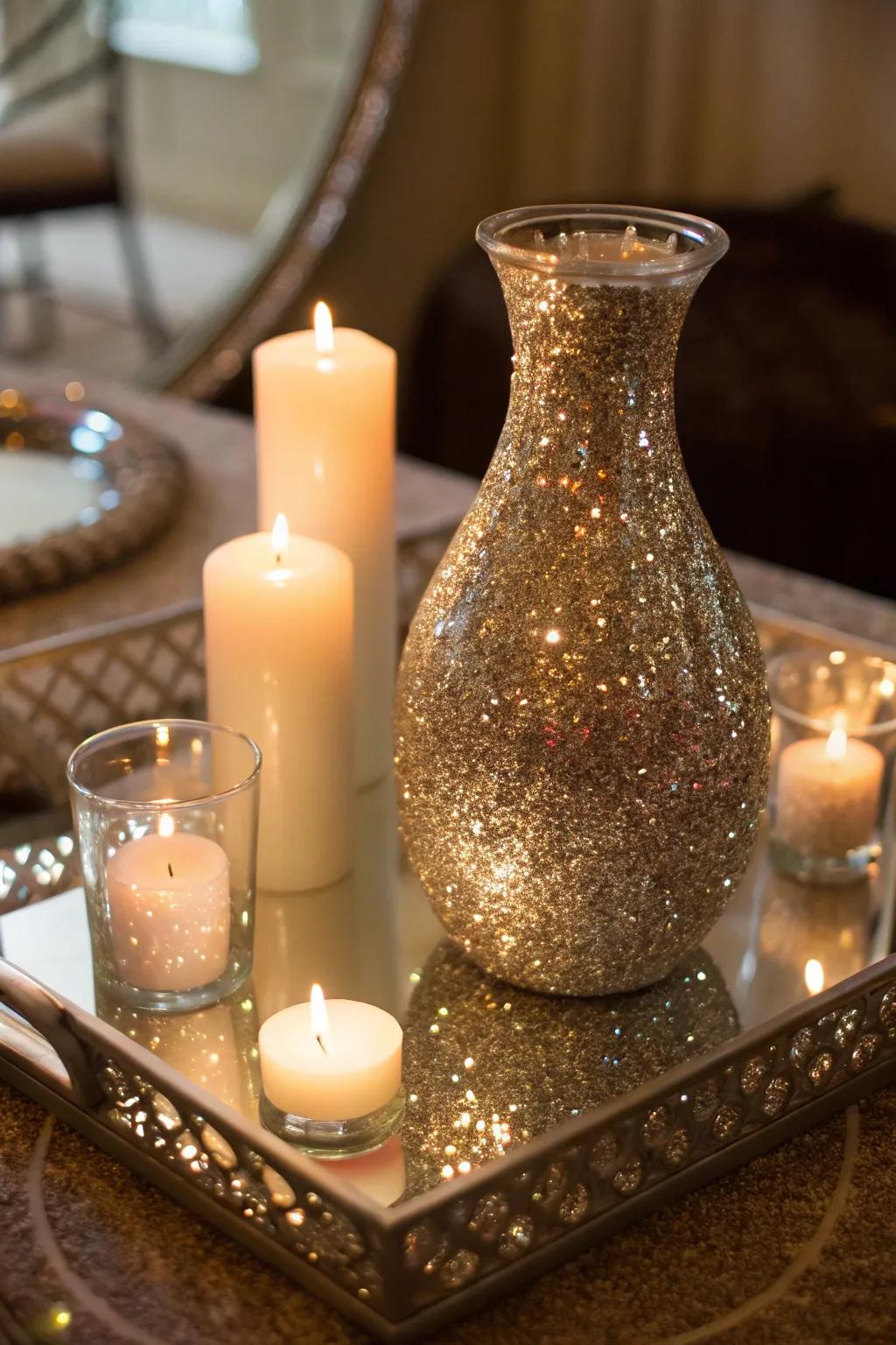 Sparkling effulgence: sparkle contributes a fragment of glamour to any setting.