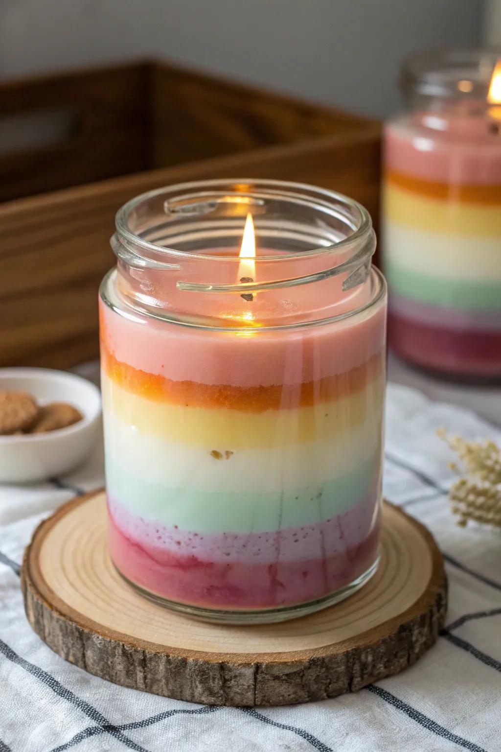 Scent story wax delivers a shifting aroma experience.