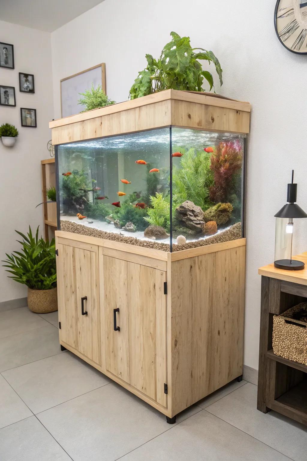 Environmentally sound materials render your tank an eco-friendly determination appropriate for the environment.