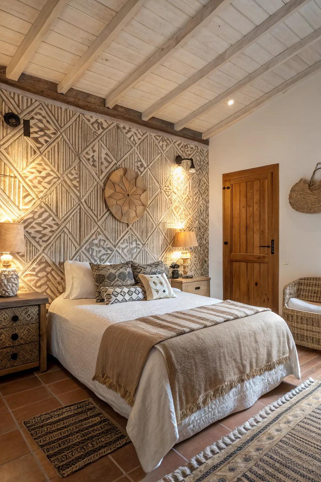 Showcase depth with a key wall.