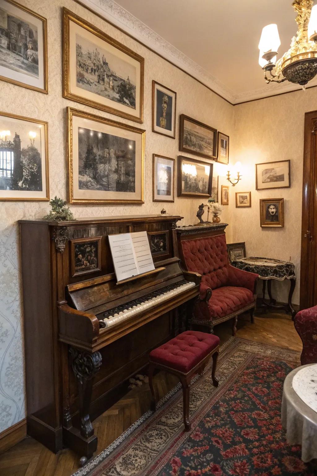 Classic pieces add individuality.