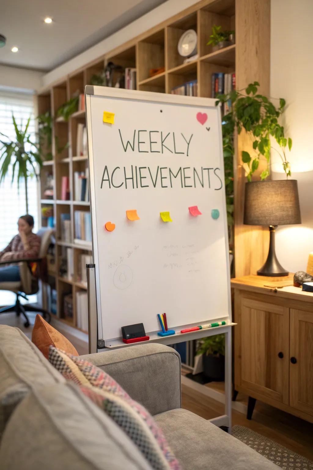 Celebrate your triumphs through weekly recaps.