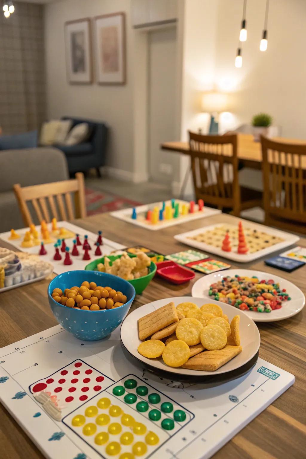 Play and dine with a fun-filled entertainment night meal.