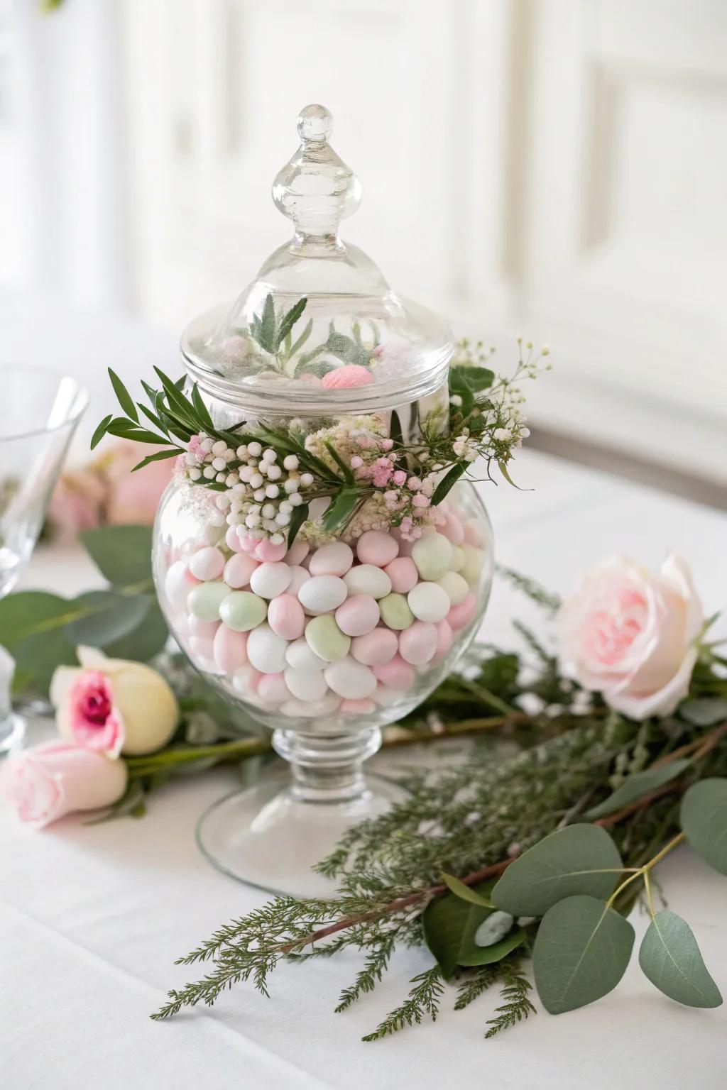 Bring the freshness of spring indoors with a garden-themed treat holder creation.