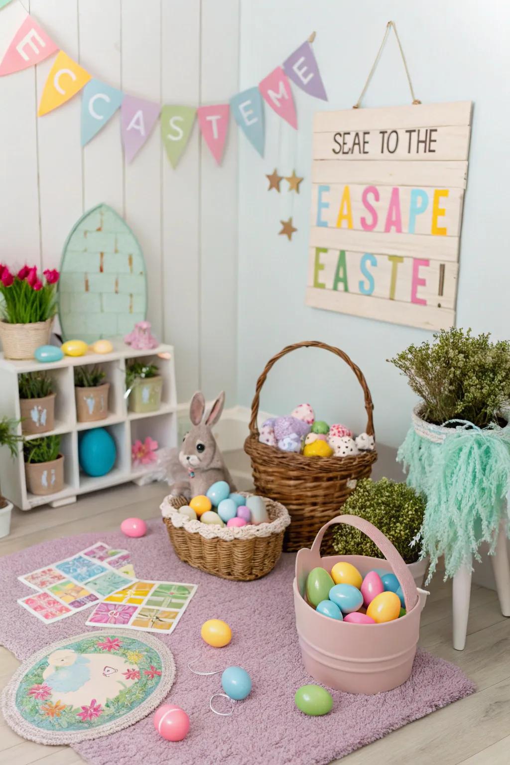 Enjoy an adventurous Easter with a themed enclosure challenge.