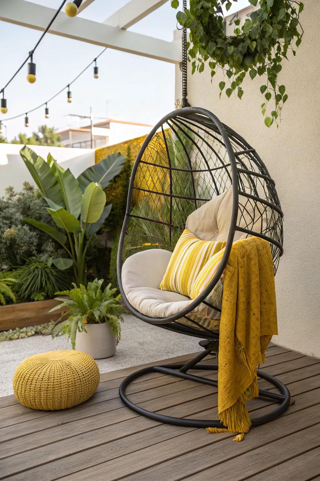 Infuse a splash of sunshine through yellow accents.