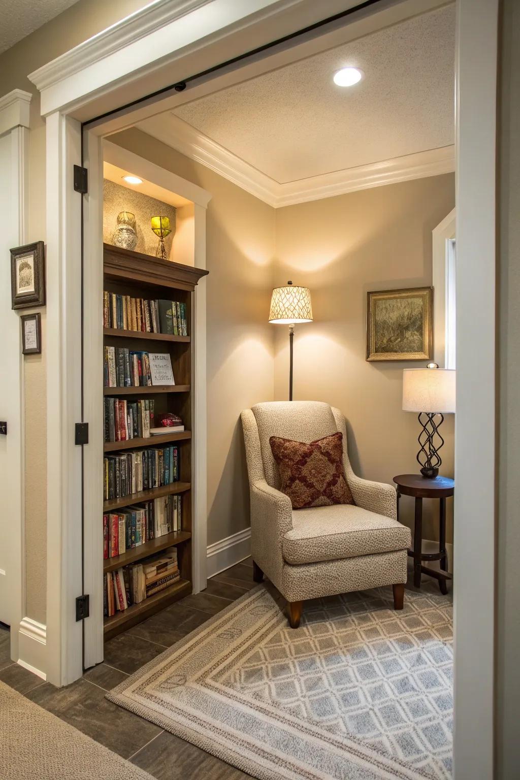 Reading hideaways inject comfort and encourage relaxation.