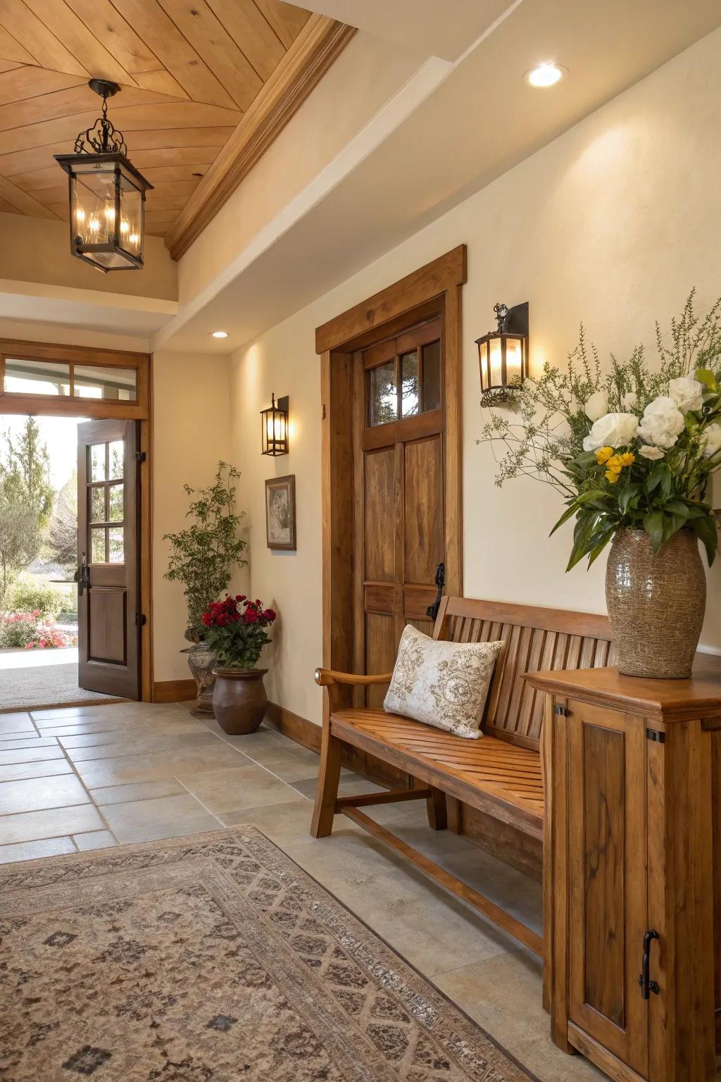 Evoke warmth with gentle ivory tint tones.