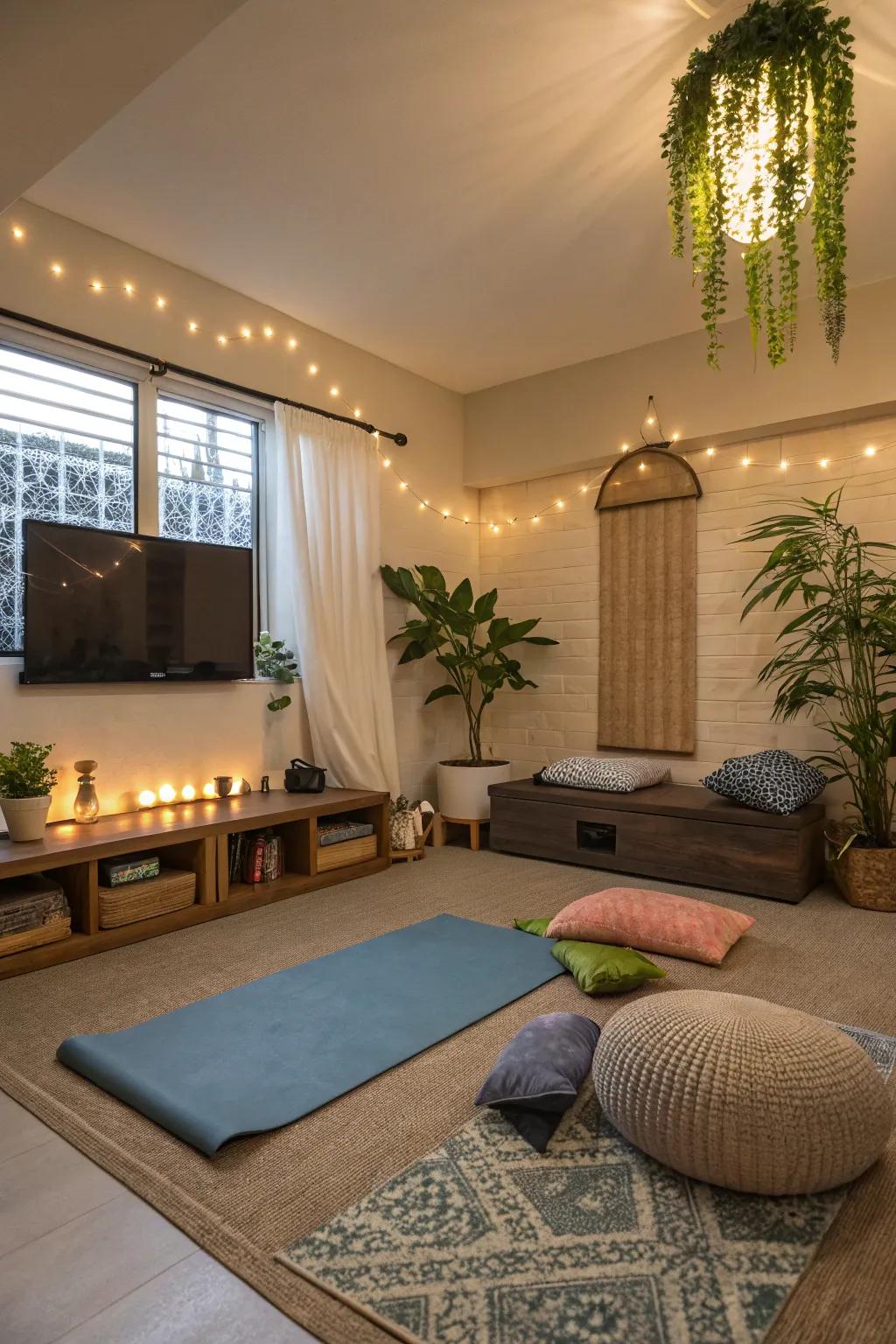 A Zen space designed for unwinding and consciousness.