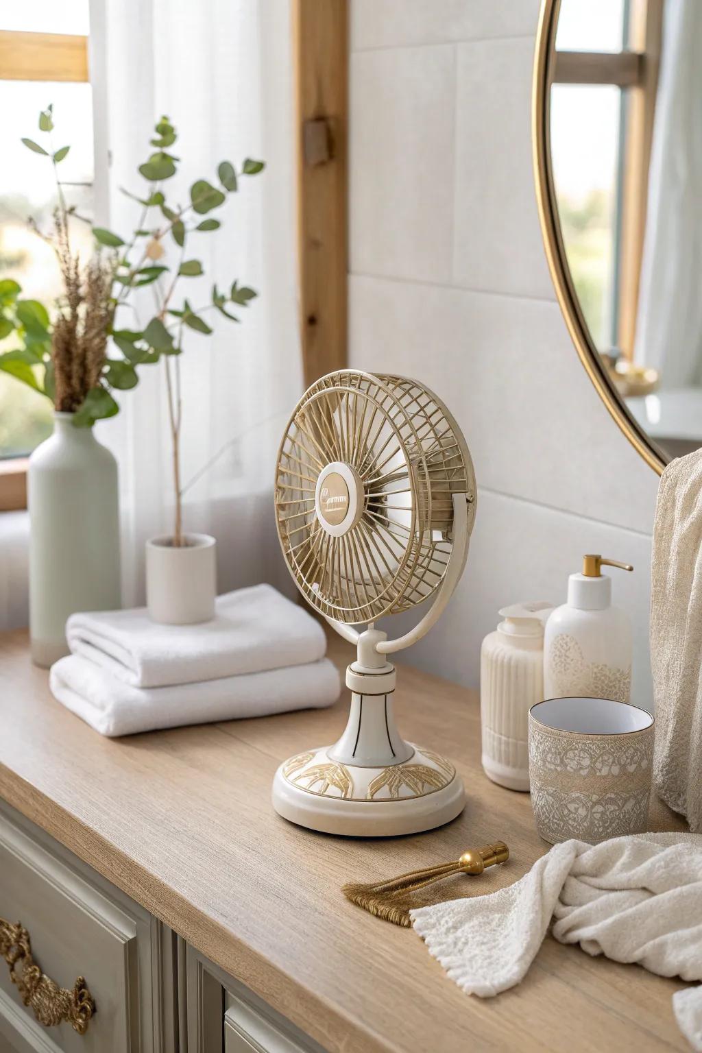 Elevate your decor with vintage handheld fans that showcase timeless beauty.