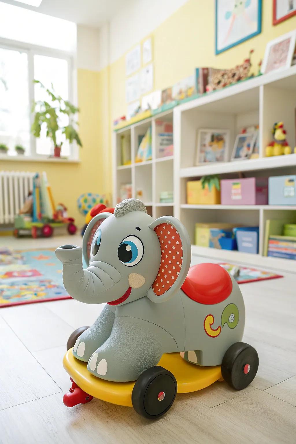 Ride into adventure with this adorable friend.