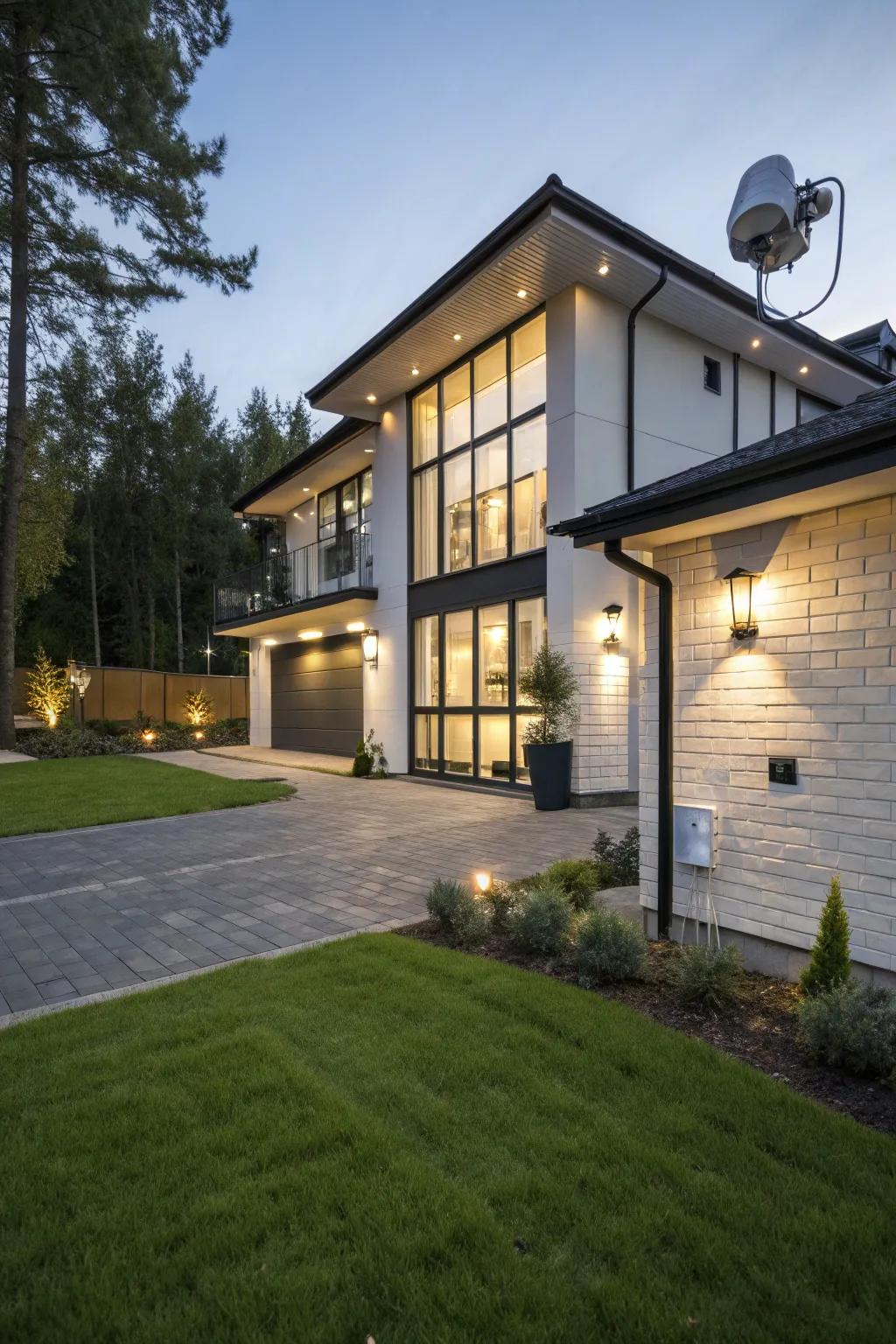 Smart technology incorporating a futuristic touch to home design