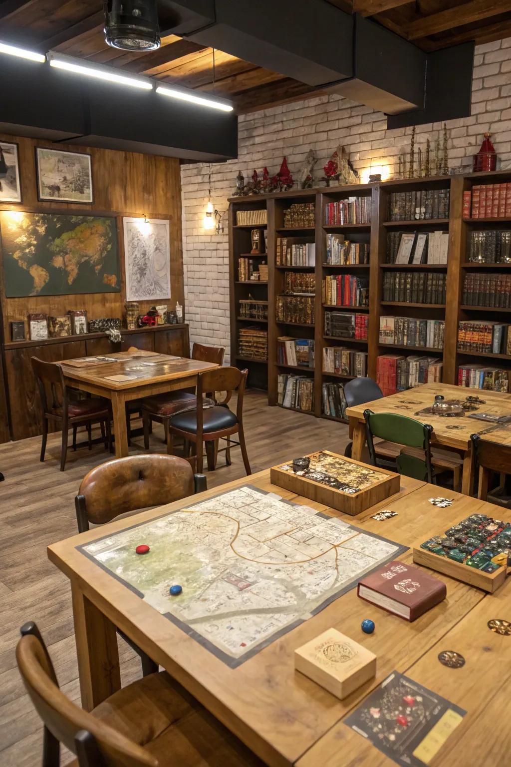 Dream elements create an immersive Dungeons & Dragons pc gaming room.