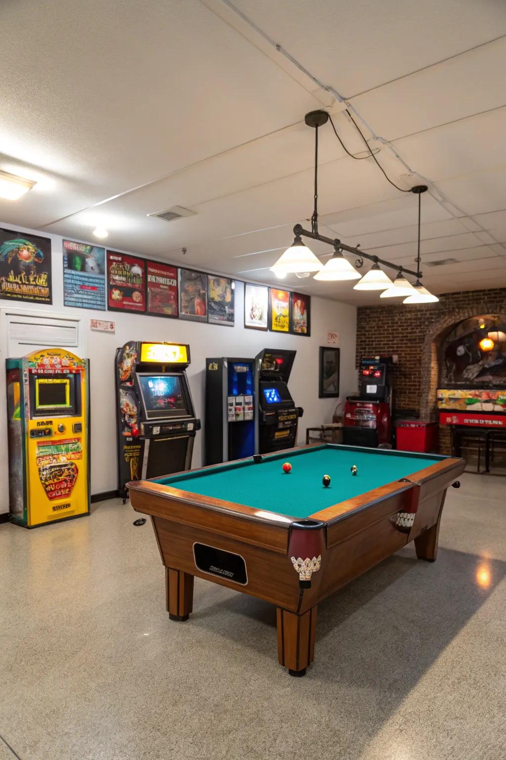 A game chamber conversion offers endless entertainment possibilities.