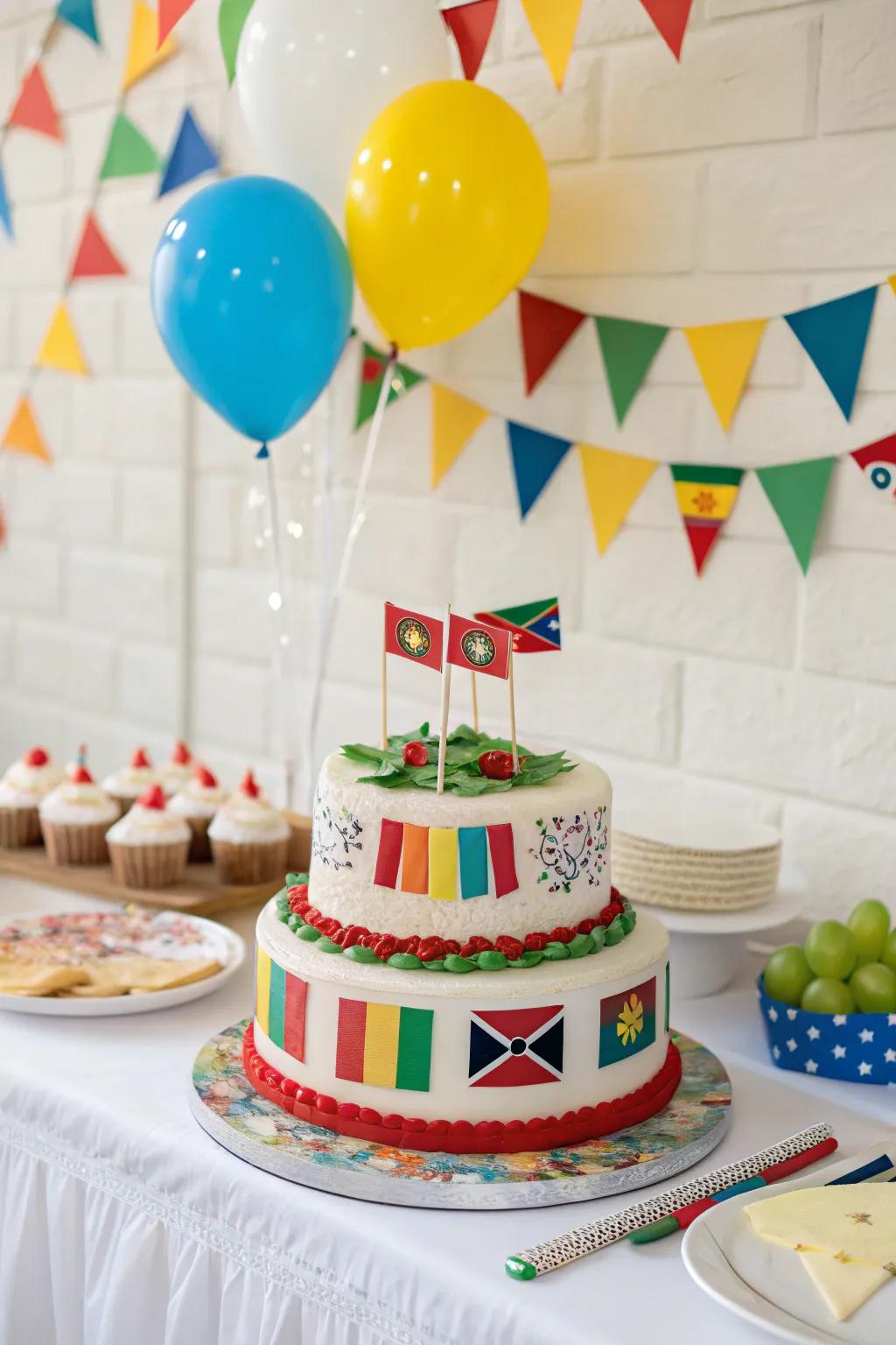 A cake that steals the spotlight.