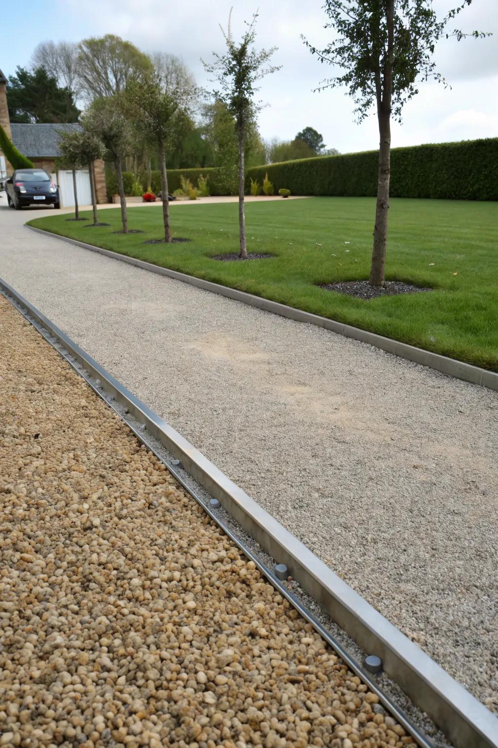 Alloy trim combines durability with minimalist style.