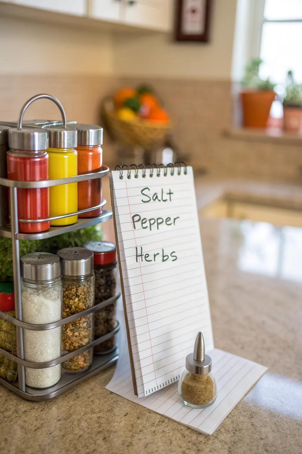 Condiments and spices enhance flavors and are essential pantry staples.