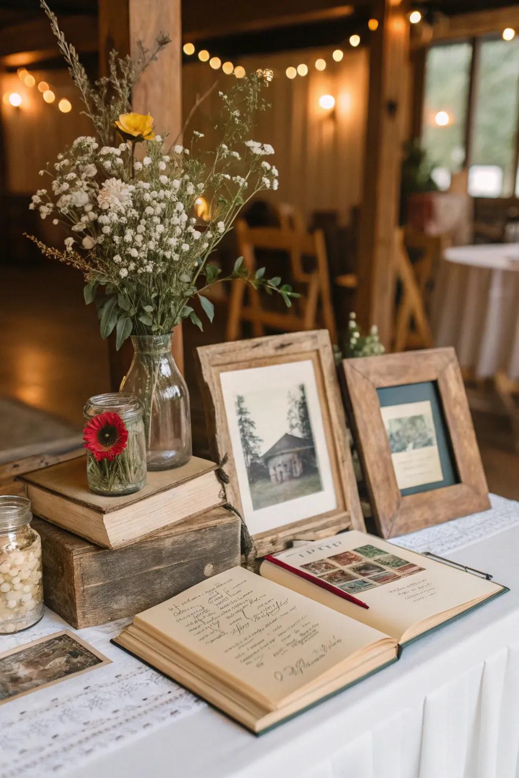 Eco-conscious elements add a thoughtful touch to the display.