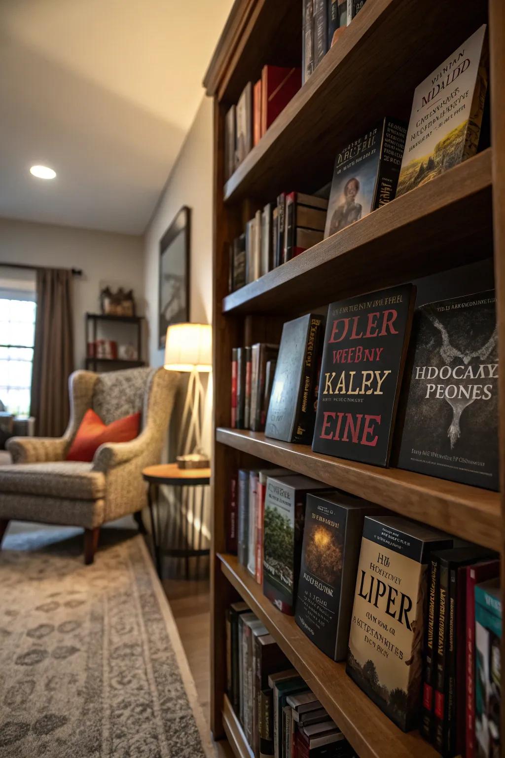 Spooky tome jackets spark intrigue.