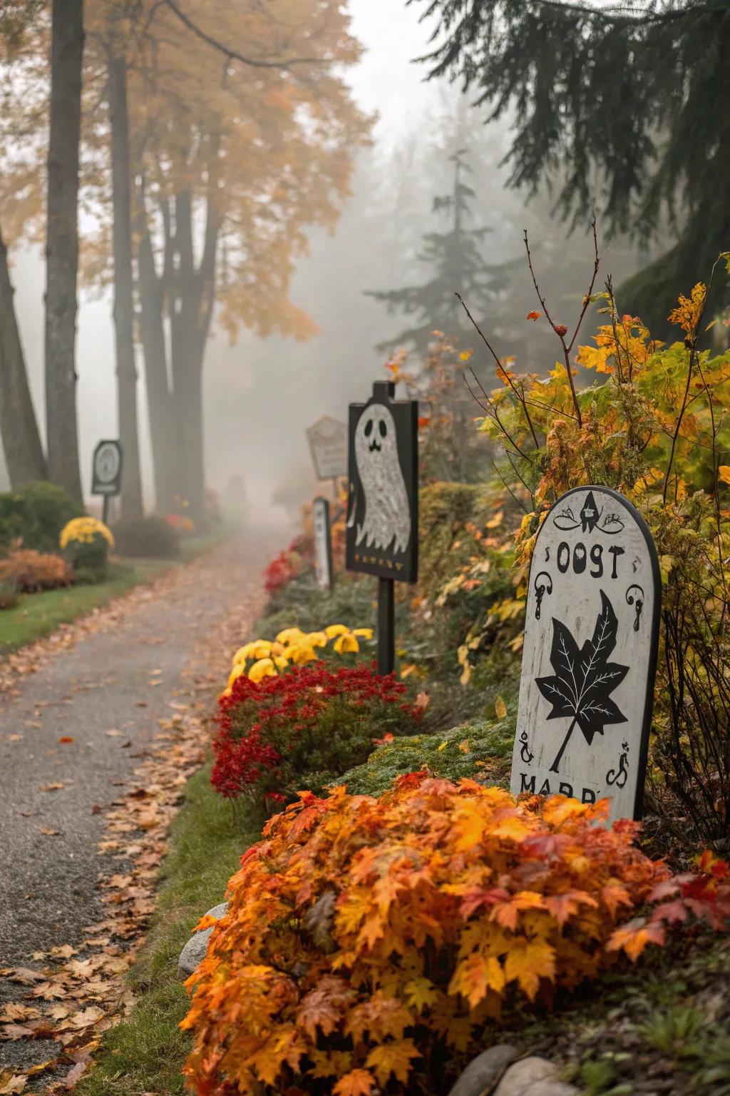 Garden apparitions appending a playful nuance to outdoor spaces.