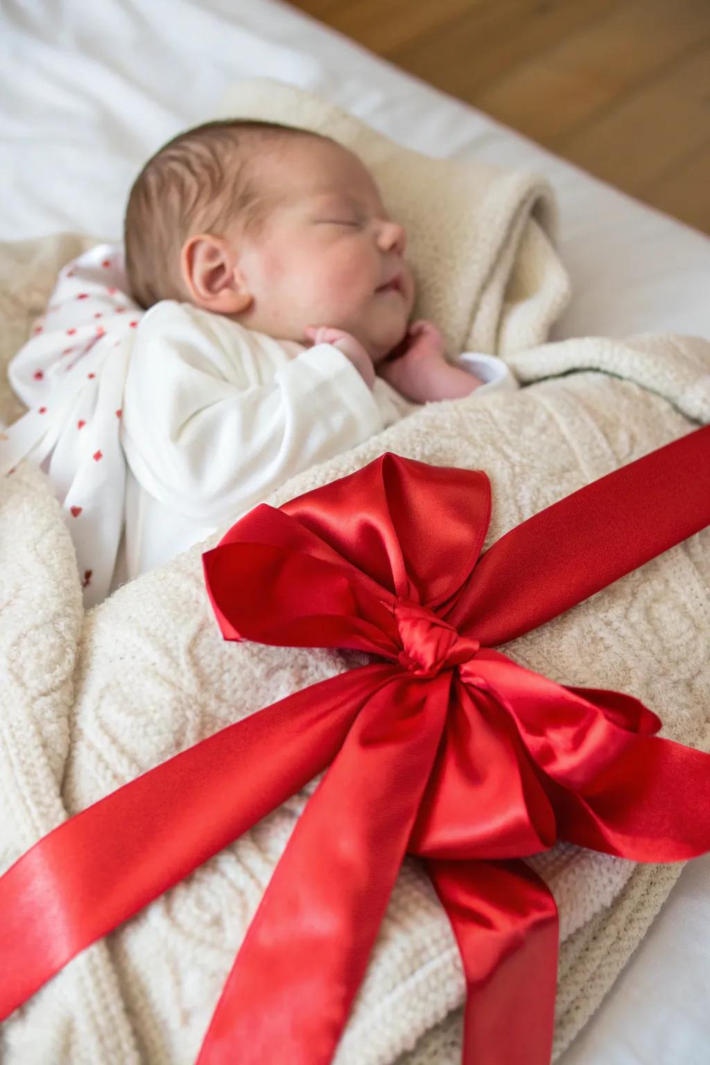 Your baby is the best gift of all, enclosed in affection.