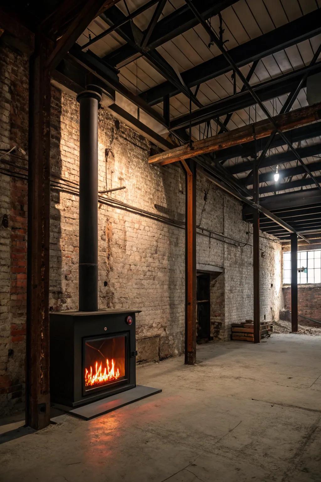 Fireplace enhances the coziness.