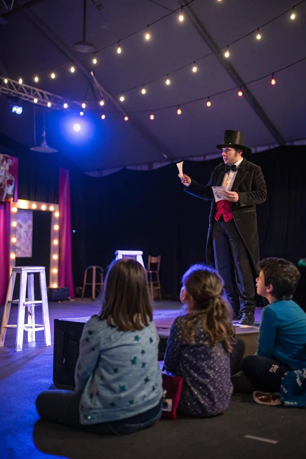 An hands-on magic act that enthralls and entertains.