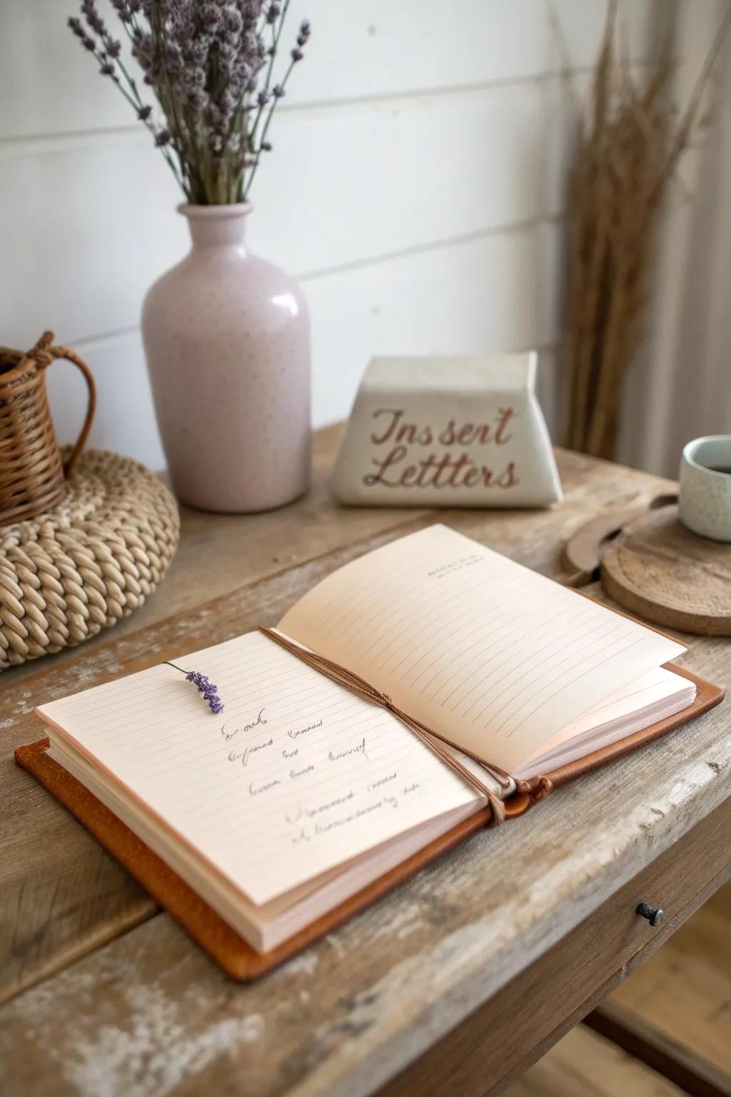 Find solace in words unspoken&mdash;capture your emotions in beautifully bound private notes.