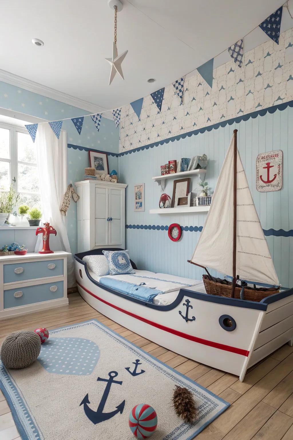 Maritime concepts evoke adventure and style.