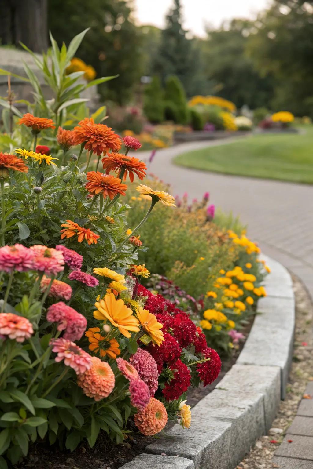 A changing flower patch keeps your garden vibrant year-round.
