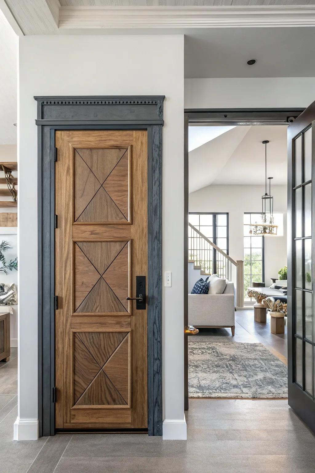 Fusing frame styles introduces a dynamic and personal touch.