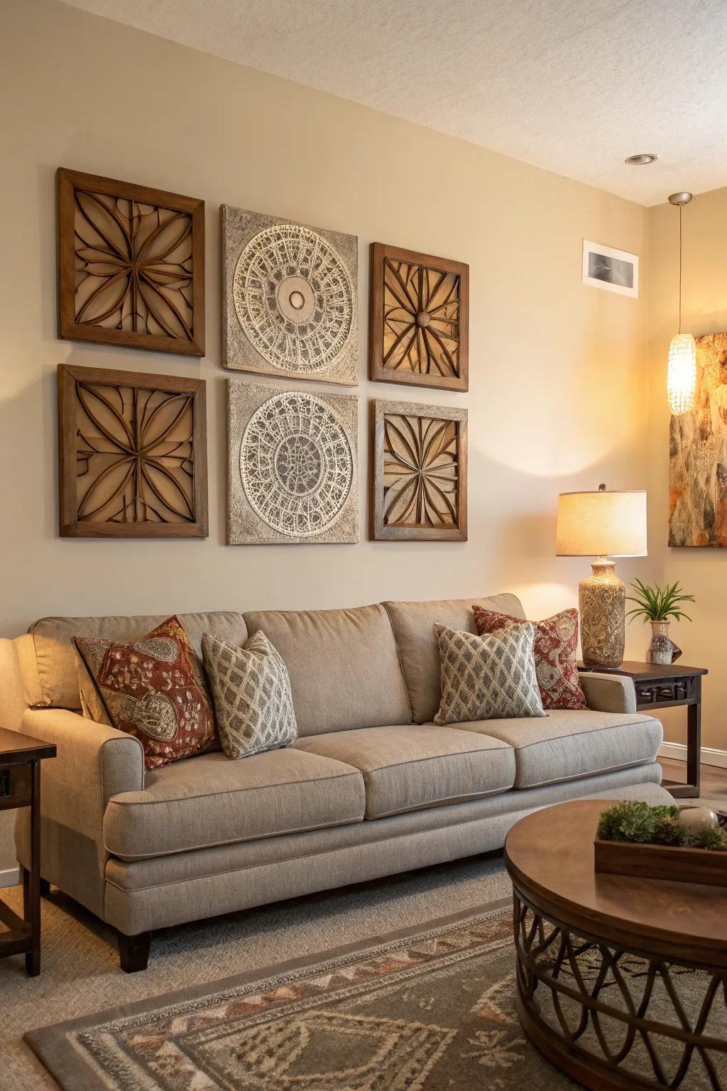 Engaging artwork adds dimension and charm.