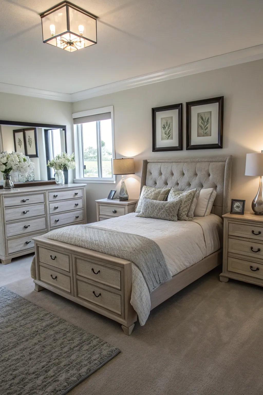 Symmetry in design creates balance and harmony.