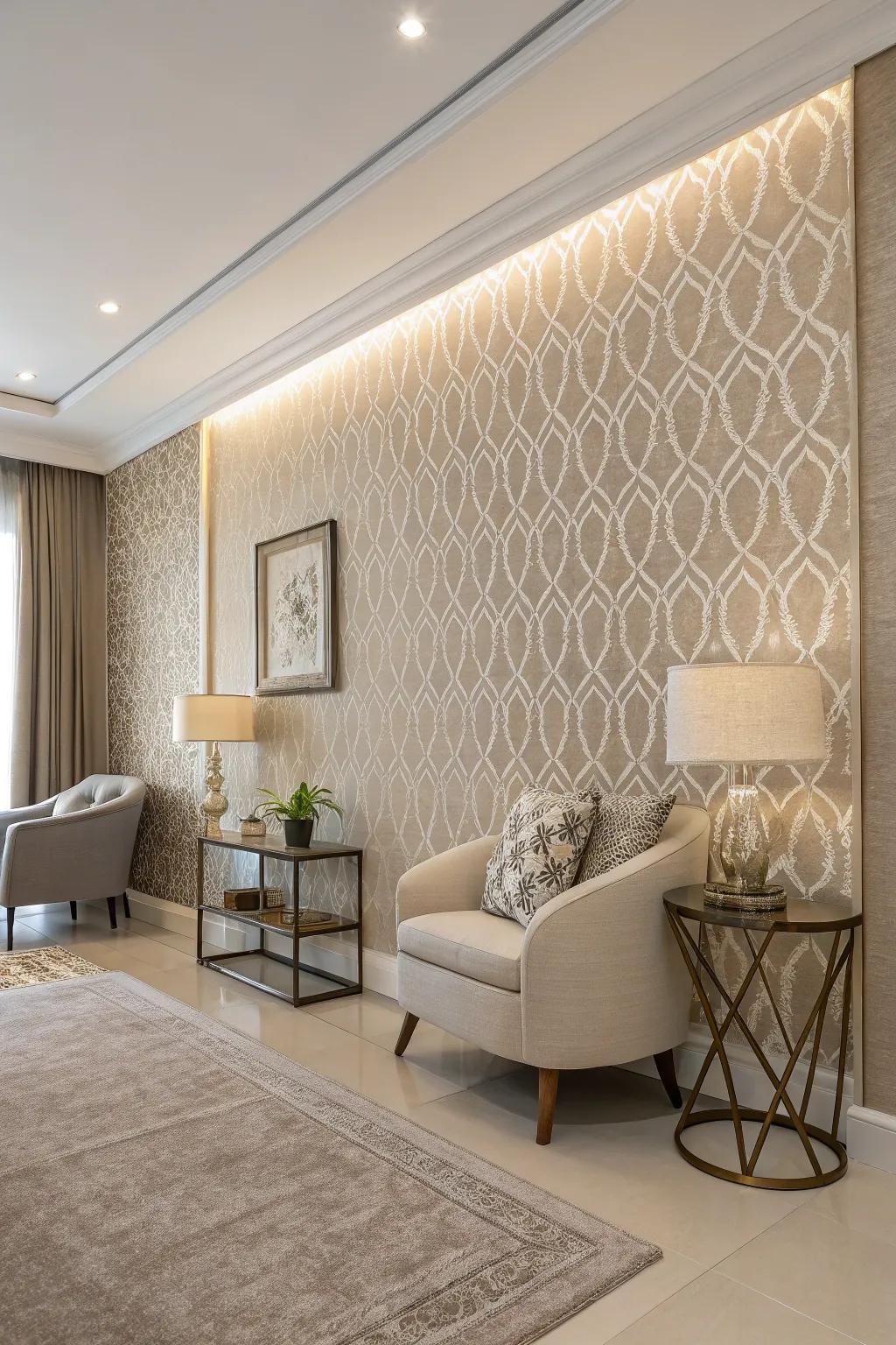 Wallpaper transforms a space.