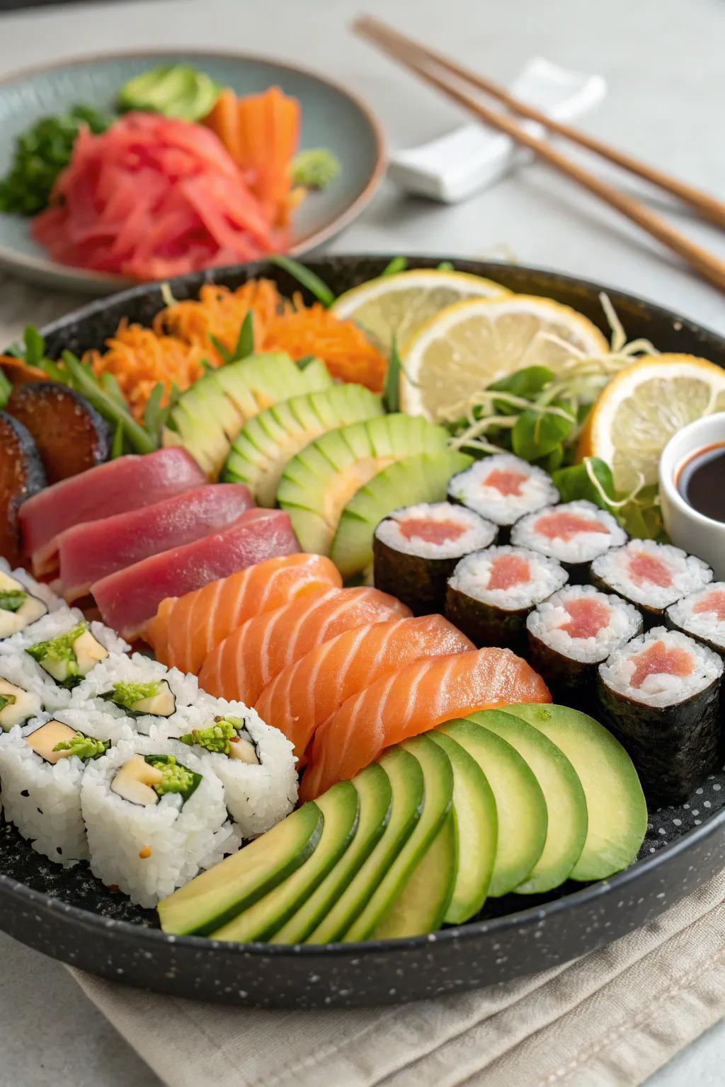 Amazing seafood rolls for an amazing tasting meal.