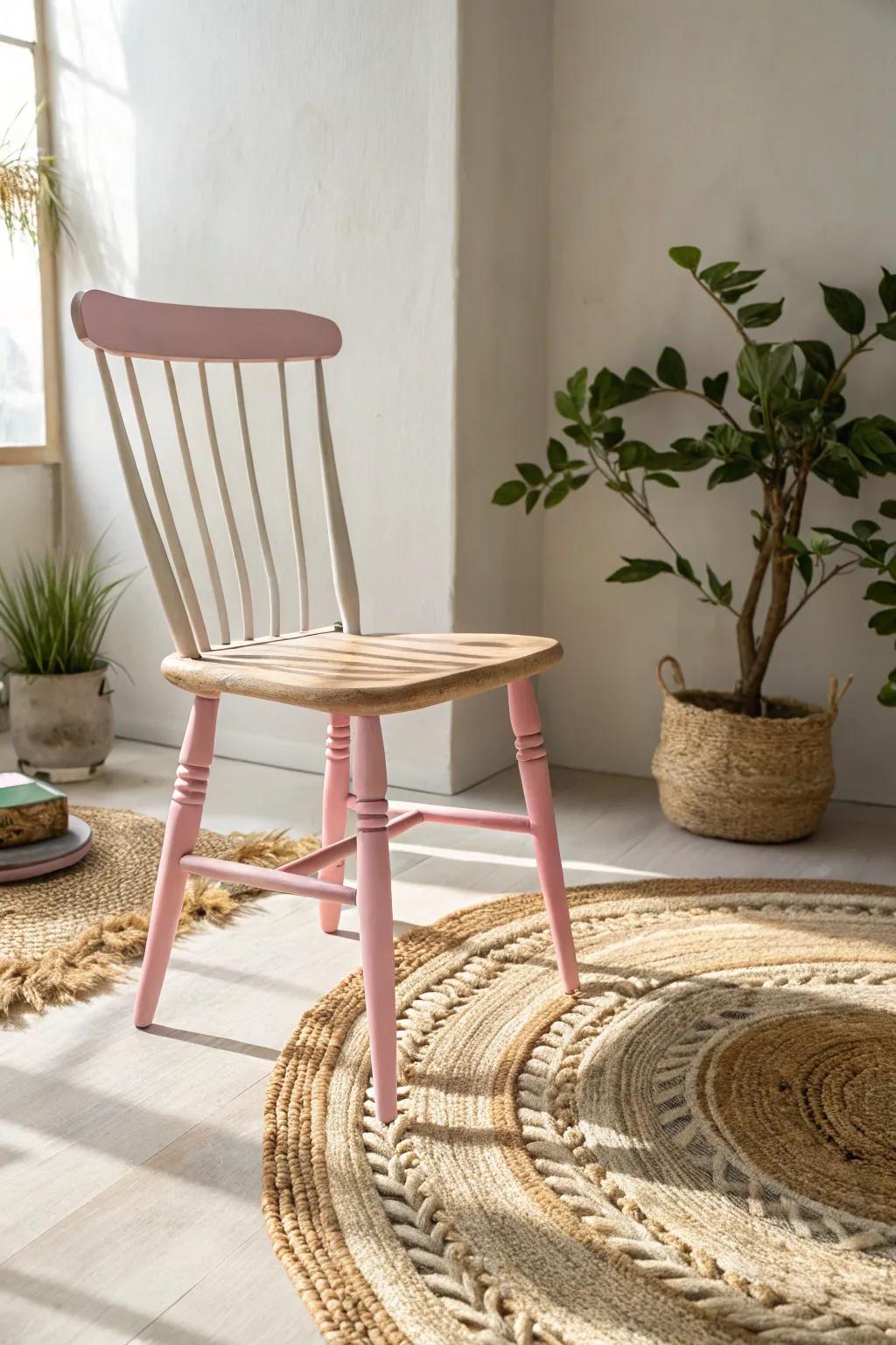Breathe novel vitality into your furniture via a dash of blush elegance. #PinkCrafts #MinimalistDecor