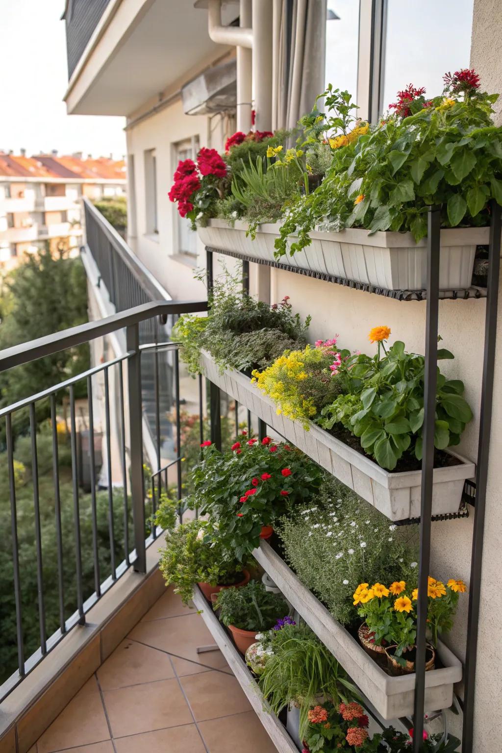 Bring life outdoors with porch plant shelves.