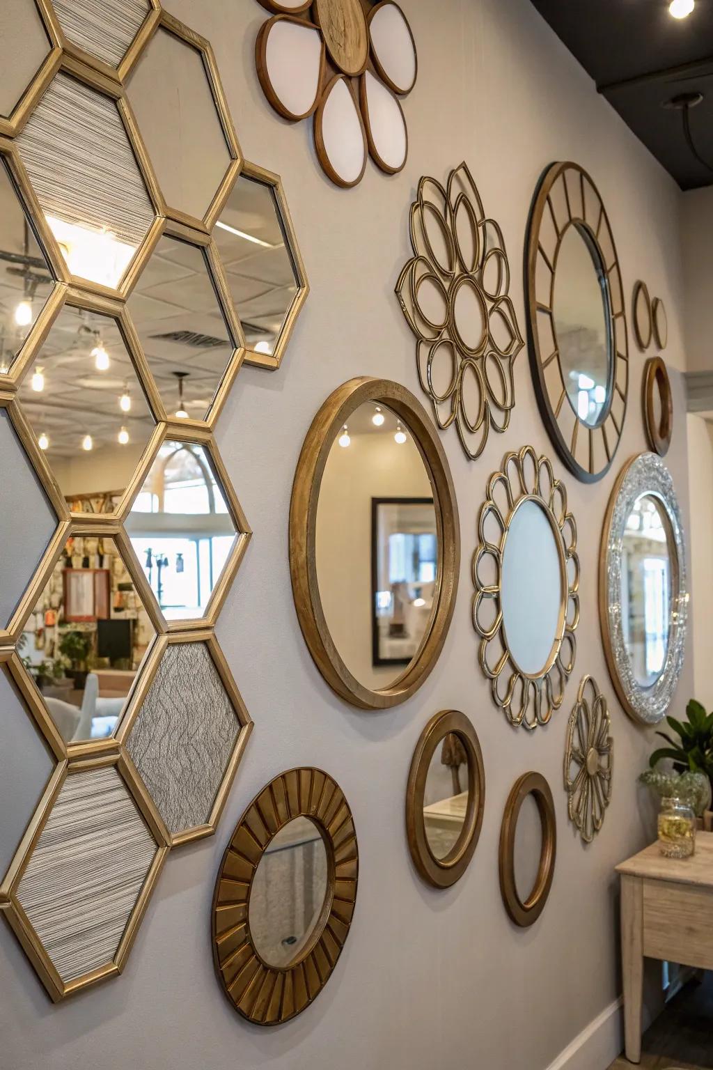 Unconventional reflectors reflecting special style.