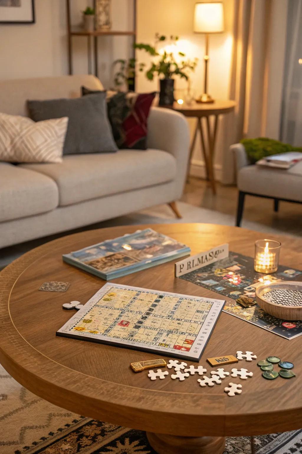 Interactive elements make your table inviting and fun.
