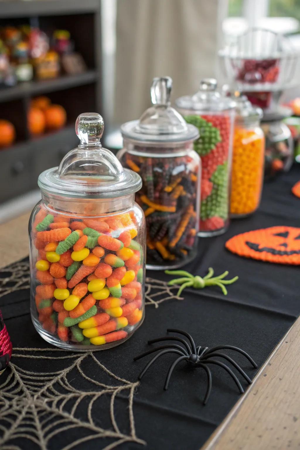 Bizarre, crawling confections inject a playful and eerie surprise.