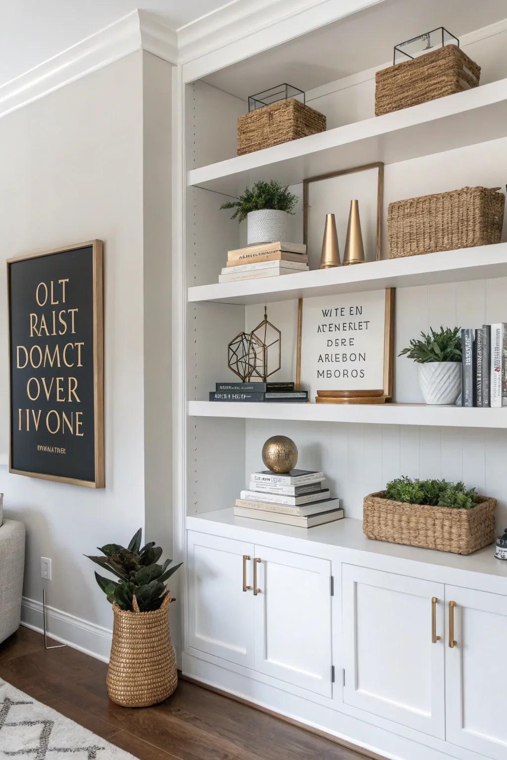 A focal point captures attention.